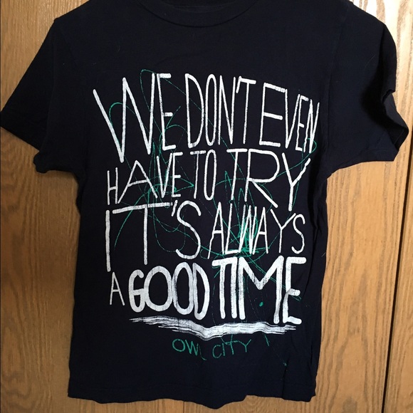 Owl city t-shirt