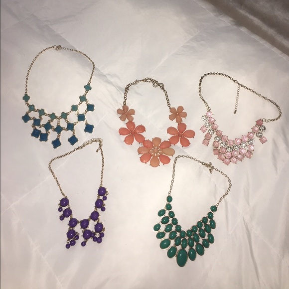 5 statement necklaces - Picture 1 of 1