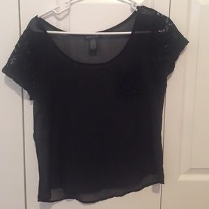 Black Wet Seal Chiffon shirt