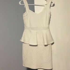 White cocktail dress