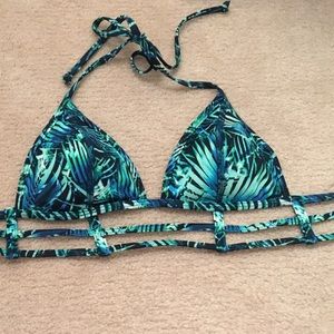 PINK Tropical Bikini sz small