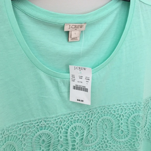 𝗖𝗹𝗲𝗮𝗿𝗮𝗻𝗰𝗲 ⭐️ J. Crew Lace Panel Tank Top - Picture 4 of 4