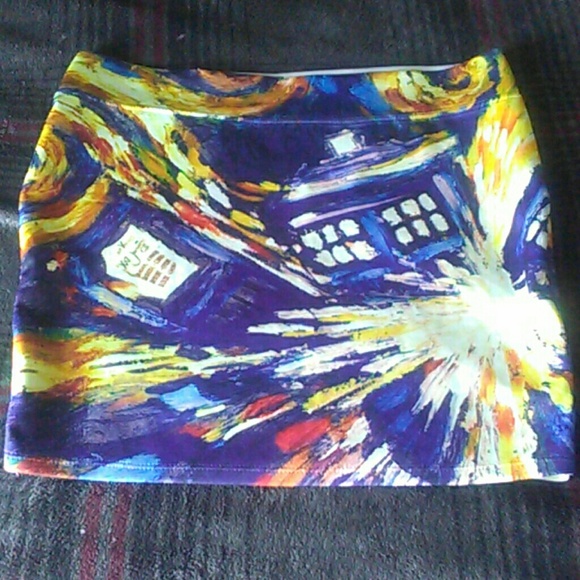 Hot Topic Dresses & Skirts - Exploding Tardis Skirt