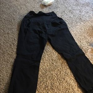 Black maternity pants