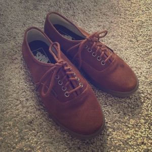 Brown suede vans