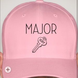 Customized "major Key" dad hat