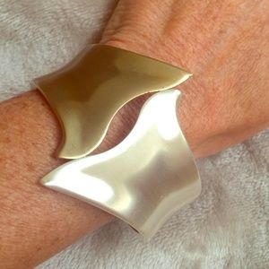 New Gold & Silver Cuff Bracelet
