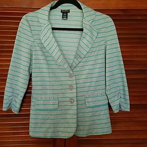 NWOT Gray and blue blazer
