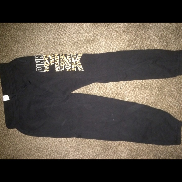 PINK sweatpants / joggers women's Medium