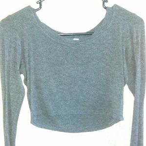 Longsleeve crop top
