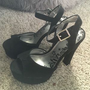 Black heels