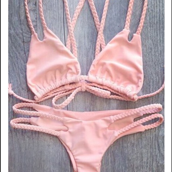 Cheeky baby pink bikini :)