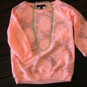 Coral 3 quarter sleeve