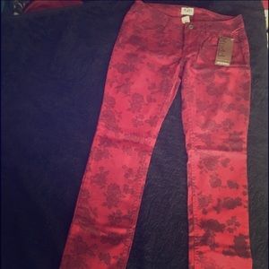 Patterned Jeans