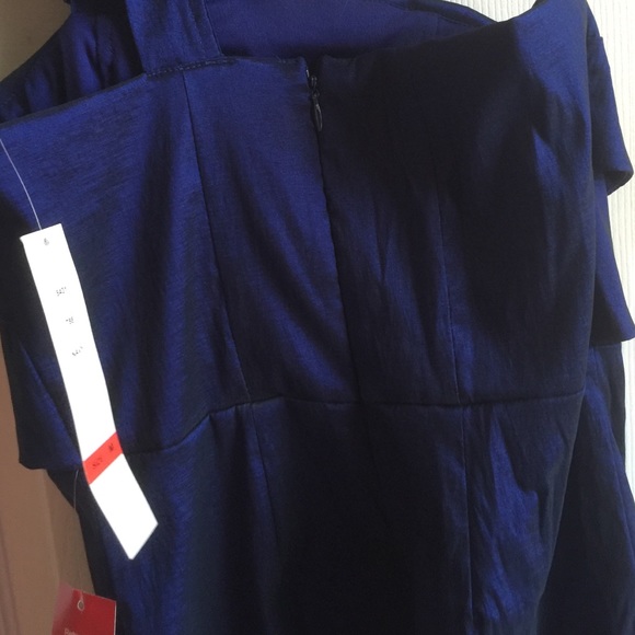 Snap deep blueevening dress - Picture 4 of 4