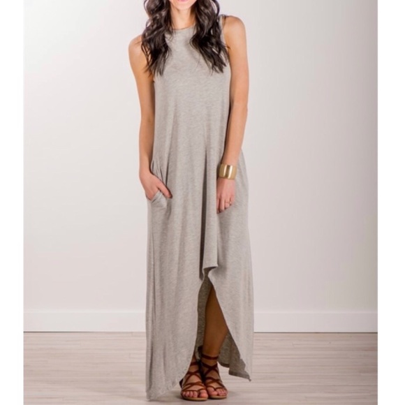 Dresses & Skirts - SOLD | High Low Sleeveless Maxi Dress