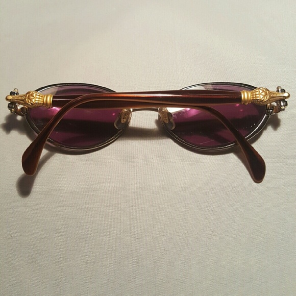 Kieselstein-Cord Sunglasses w/ 18k Crocs - Picture 2 of 4