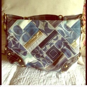 Coach demin Carly handbag