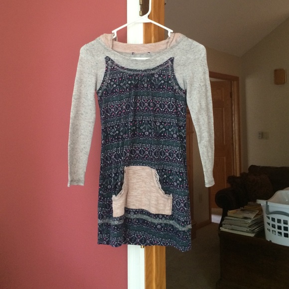 long sleeve/pockets/long length shirt/for kids