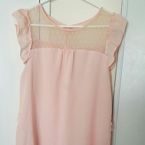 Pink lace nightie