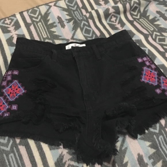 Hollister high waisted festival shorts