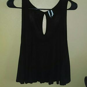 Black tank top