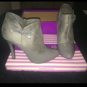 Grey Ankle Boots / Heels