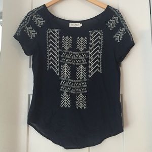 Velvet Brand embroidered top