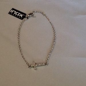 Inox stainless steel cross bracelet