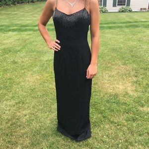 Black chic prom dress