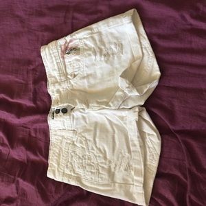 Bershka white shorts. NEW. High fitted