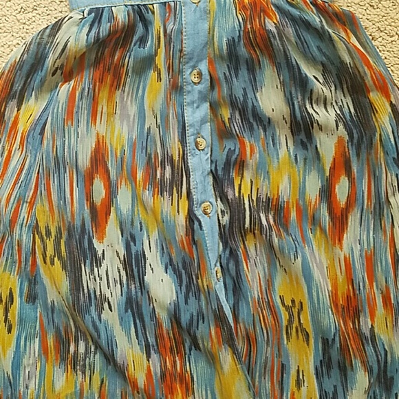 Shambray patterned dress - Picture 3 of 4