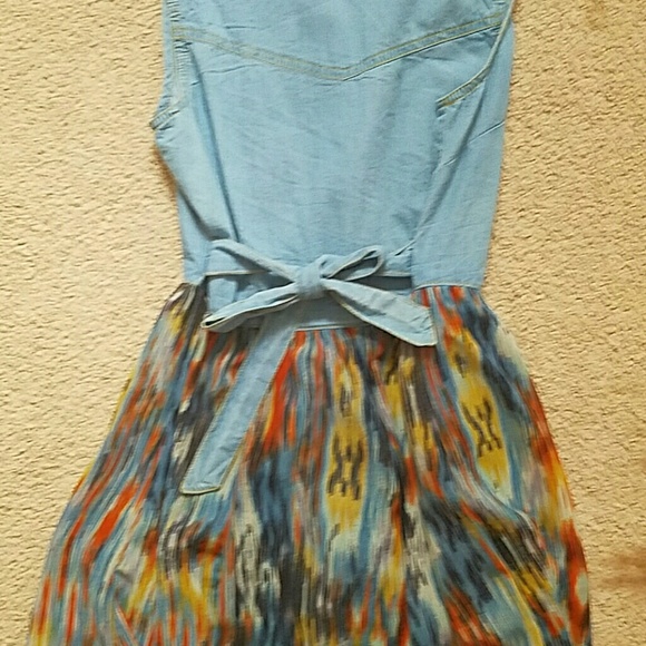 Shambray patterned dress - Picture 4 of 4