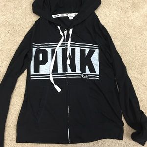 PINK zip up hoodie