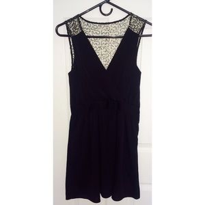 BCBG black & gold dress