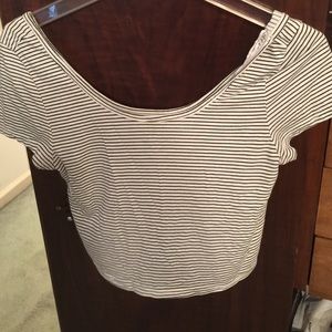 Striped crop top