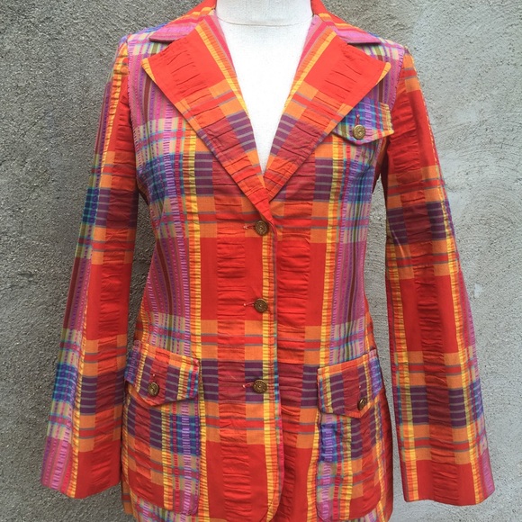 Vintage Kemington Plaid Blazer - Picture 1 of 4