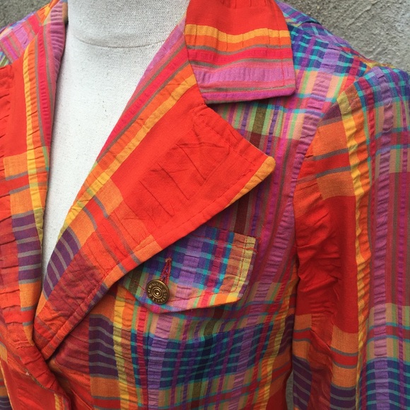 Vintage Kemington Plaid Blazer - Picture 2 of 4