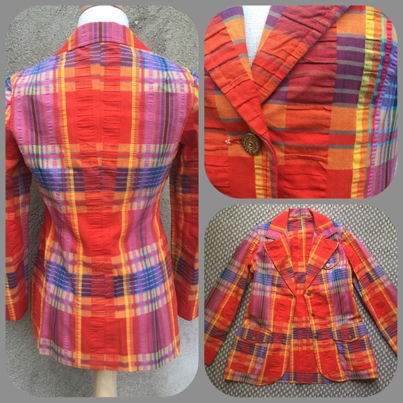 Vintage Kemington Plaid Blazer - Picture 4 of 4