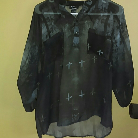 See through button up - Picture 1 of 1