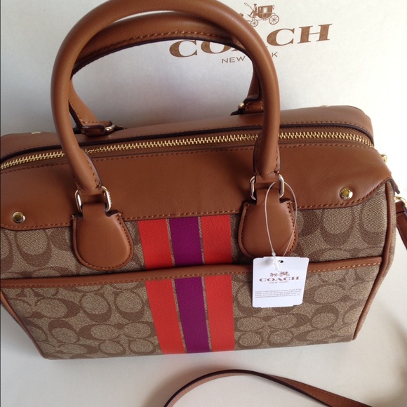 Coach Varsity Stripe  Bennett Satchel - Picture 2 of 4