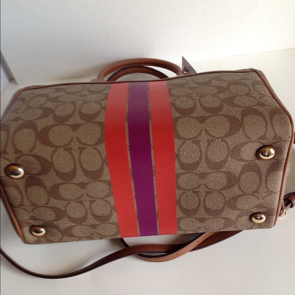 Coach Varsity Stripe  Bennett Satchel - Picture 3 of 4