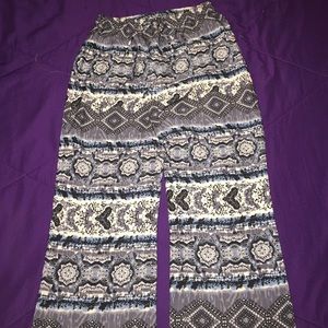 Multi printed palazzo pants
