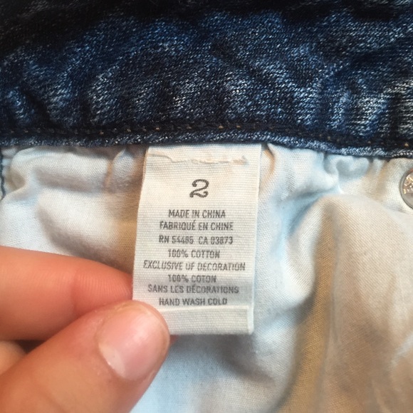 American Eagle "Shortie" Shorts with Silver Accent - Picture 2 of 4