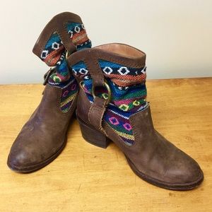 Vintage Lucky Brand Ankle Boots