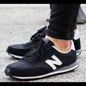 New Balance Black and White Shoes