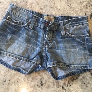BKE denim shorts