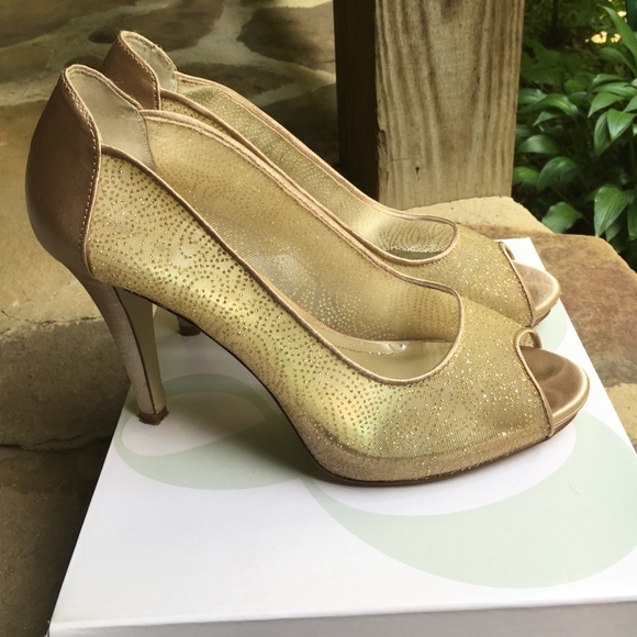 Gold Style&Co Heels - Picture 1 of 4