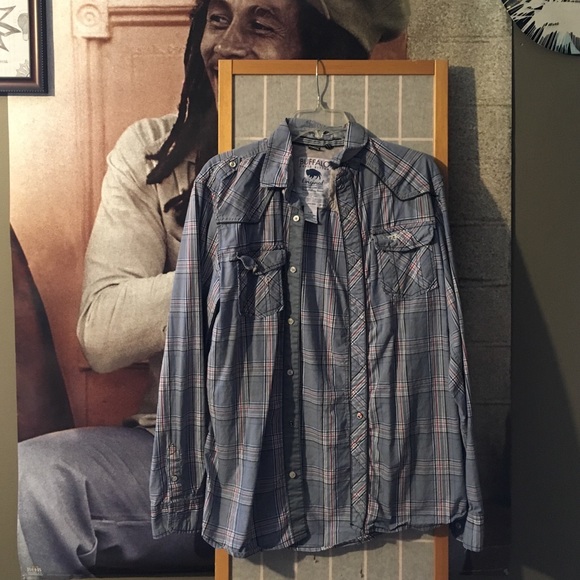 Buffalo David Bitton men's button down shirt