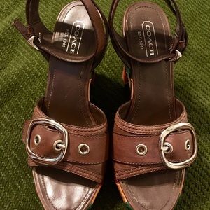 Coach Wedge Sandals